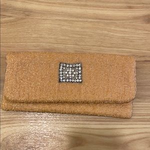 Moyna beaded clutch